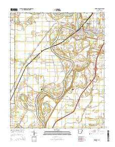 Newport Arkansas Current topographic map, 1:24000 scale, 7.5 X 7.5 Minute, Year 2014