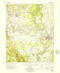 Newport Arkansas Historical topographic map, 1:62500 scale, 15 X 15 Minute, Year 1966
