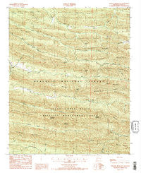 Nichols Mountain Arkansas Historical topographic map, 1:24000 scale, 7.5 X 7.5 Minute, Year 1986