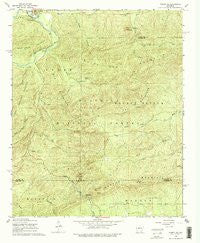 Nimrod SE Arkansas Historical topographic map, 1:24000 scale, 7.5 X 7.5 Minute, Year 1968