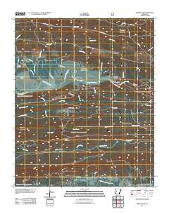 Nimrod Dam Arkansas Historical topographic map, 1:24000 scale, 7.5 X 7.5 Minute, Year 2011
