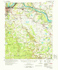 Noble Lake Arkansas Historical topographic map, 1:62500 scale, 15 X 15 Minute, Year 1978