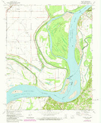 Nodena Arkansas Historical topographic map, 1:24000 scale, 7.5 X 7.5 Minute, Year 1972