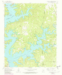 Norfork Dam North Arkansas Historical topographic map, 1:24000 scale, 7.5 X 7.5 Minute, Year 1965