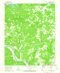 Norfork Dam South Arkansas Historical topographic map, 1:24000 scale, 7.5 X 7.5 Minute, Year 1964
