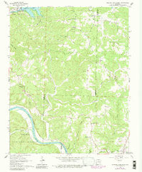 Norfork Dam South Arkansas Historical topographic map, 1:24000 scale, 7.5 X 7.5 Minute, Year 1964