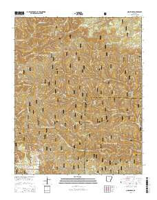 Norfork SE Arkansas Current topographic map, 1:24000 scale, 7.5 X 7.5 Minute, Year 2014