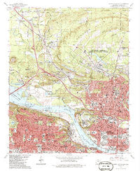 North Little Rock Arkansas Historical topographic map, 1:24000 scale, 7.5 X 7.5 Minute, Year 1986