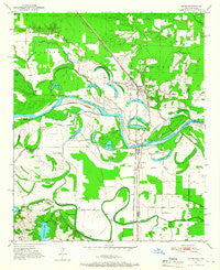 Ogden Arkansas Historical topographic map, 1:24000 scale, 7.5 X 7.5 Minute, Year 1950