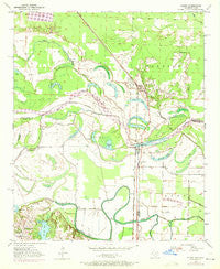 Ogden Arkansas Historical topographic map, 1:24000 scale, 7.5 X 7.5 Minute, Year 1950
