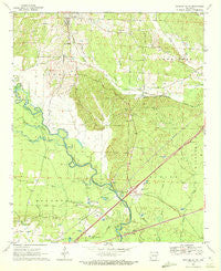 Okolona South Arkansas Historical topographic map, 1:24000 scale, 7.5 X 7.5 Minute, Year 1970