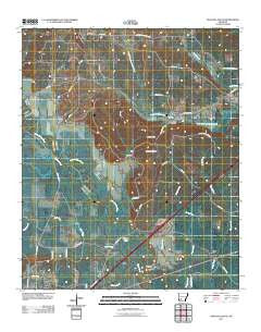 Okolona South Arkansas Historical topographic map, 1:24000 scale, 7.5 X 7.5 Minute, Year 2011