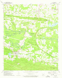 Ola Arkansas Historical topographic map, 1:24000 scale, 7.5 X 7.5 Minute, Year 1972