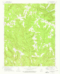 Old Lexington Arkansas Historical topographic map, 1:24000 scale, 7.5 X 7.5 Minute, Year 1973