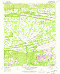 Olmstead Arkansas Historical topographic map, 1:24000 scale, 7.5 X 7.5 Minute, Year 1954