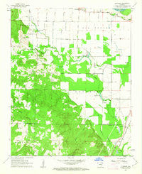 Olyphant Arkansas Historical topographic map, 1:24000 scale, 7.5 X 7.5 Minute, Year 1962