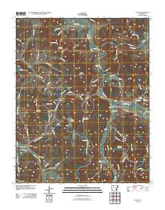 Osage Arkansas Historical topographic map, 1:24000 scale, 7.5 X 7.5 Minute, Year 2011