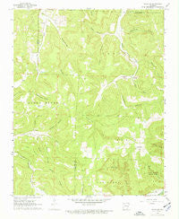 Osage SW Arkansas Historical topographic map, 1:24000 scale, 7.5 X 7.5 Minute, Year 1968