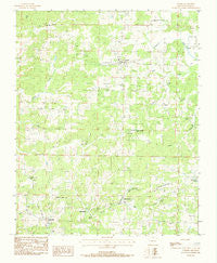 Oxford Arkansas Historical topographic map, 1:24000 scale, 7.5 X 7.5 Minute, Year 1984