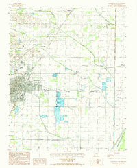 Paragould East Arkansas Historical topographic map, 1:24000 scale, 7.5 X 7.5 Minute, Year 1983