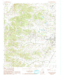 Paragould West Arkansas Historical topographic map, 1:24000 scale, 7.5 X 7.5 Minute, Year 1984