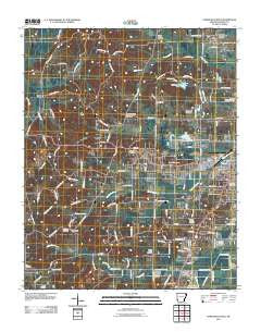 Paragould West Arkansas Historical topographic map, 1:24000 scale, 7.5 X 7.5 Minute, Year 2011