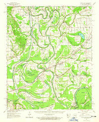 Park Place Arkansas Historical topographic map, 1:62500 scale, 15 X 15 Minute, Year 1962