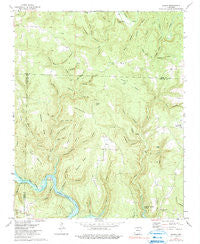 Parma Arkansas Historical topographic map, 1:24000 scale, 7.5 X 7.5 Minute, Year 1973