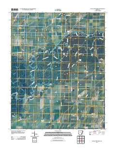 Peach Orchard Arkansas Historical topographic map, 1:24000 scale, 7.5 X 7.5 Minute, Year 2011