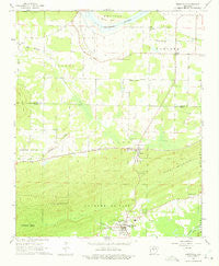 Perryville Arkansas Historical topographic map, 1:24000 scale, 7.5 X 7.5 Minute, Year 1961