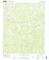 Pettigrew Arkansas Historical topographic map, 1:24000 scale, 7.5 X 7.5 Minute, Year 1973