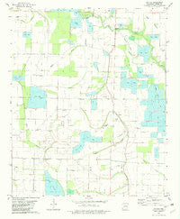 Pettus Arkansas Historical topographic map, 1:24000 scale, 7.5 X 7.5 Minute, Year 1982