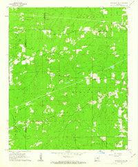 Pine Bluff NW Arkansas Historical topographic map, 1:24000 scale, 7.5 X 7.5 Minute, Year 1962