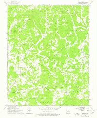 Pineville Arkansas Historical topographic map, 1:24000 scale, 7.5 X 7.5 Minute, Year 1964