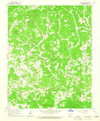 Pineville Arkansas Historical topographic map, 1:24000 scale, 7.5 X 7.5 Minute, Year 1964
