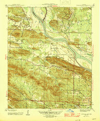 Pinnacle Mtn Arkansas Historical topographic map, 1:31680 scale, 7.5 X 7.5 Minute, Year 1943