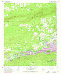 Point Cedar Arkansas Historical topographic map, 1:24000 scale, 7.5 X 7.5 Minute, Year 1966