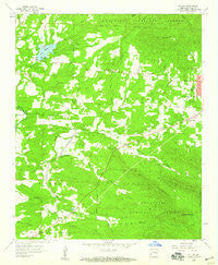 Potter Arkansas Historical topographic map, 1:24000 scale, 7.5 X 7.5 Minute, Year 1958