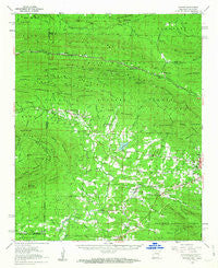 Potter Arkansas Historical topographic map, 1:62500 scale, 15 X 15 Minute, Year 1958