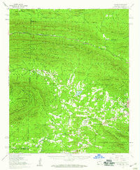 Potter Arkansas Historical topographic map, 1:62500 scale, 15 X 15 Minute, Year 1958