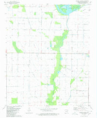 Powers Slough Arkansas Historical topographic map, 1:24000 scale, 7.5 X 7.5 Minute, Year 1980