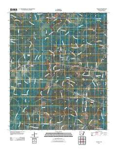 Prague Arkansas Historical topographic map, 1:24000 scale, 7.5 X 7.5 Minute, Year 2011