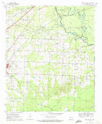 Prescott East Arkansas Historical topographic map, 1:24000 scale, 7.5 X 7.5 Minute, Year 1970