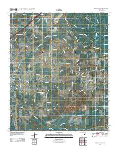 Prescott East Arkansas Historical topographic map, 1:24000 scale, 7.5 X 7.5 Minute, Year 2011