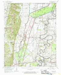 Princedale Arkansas Historical topographic map, 1:62500 scale, 15 X 15 Minute, Year 1962
