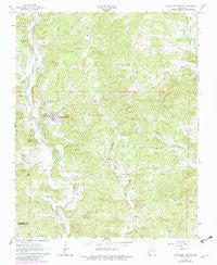 Ravenden Springs Arkansas Historical topographic map, 1:24000 scale, 7.5 X 7.5 Minute, Year 1966