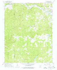 Ravenden Arkansas Historical topographic map, 1:24000 scale, 7.5 X 7.5 Minute, Year 1968