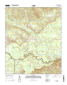 Reader Arkansas Current topographic map, 1:24000 scale, 7.5 X 7.5 Minute, Year 2014