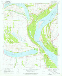 Red Leaf Arkansas Historical topographic map, 1:24000 scale, 7.5 X 7.5 Minute, Year 1970