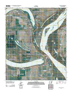 Red Leaf Arkansas Historical topographic map, 1:24000 scale, 7.5 X 7.5 Minute, Year 2011